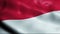 3D Waving Netherlands City Flag of Kerkrade Closeup View