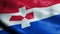 3D Waving Netherlands City Flag of Zaanstad Closeup View