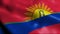 3D Waving Venezuela City Flag of Puerto Cabello Closeup View