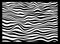 3d wavy surface background. Pattern with optical illusion