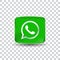 3d whatsapp icon, 3d effect social media bakcground
