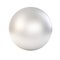 3d white glossy sphere