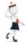 3d white people woman sailor