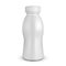 3D White Yogurt Milk Plastic Bottle. Products On White Background Isolated. Product Packing. Vector EPS10