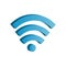 3d wifi icon vector illustration. Free royalty images.