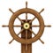 3d Wooden ships wheel