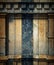 3d wooden wall, antique architecture background