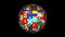 3d World Flag Globe Animation