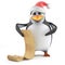 3d Xmas penguin shopping list