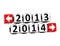 3D Year 2013 year 2014 Button Click Here Block Text