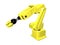 3D Yellow automated arm