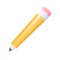 3D Yellow Graphic Pencil