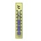 3d yellow wooden termometer