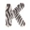 3d Zebra creative cute cartoon fur letter K