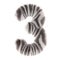 3d Zebra creative decorative fur number 3