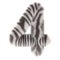 3d Zebra creative decorative fur number 4