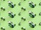 3Demian seamless pattern green diamonds on green background