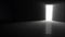 4 00:05 | 00:06 1Ã— A door opening to dark room with bright light shining in. Background 3D Illustration.
