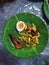 4/10/2020 Port Dickson, Breakfast king with shrimps, maccaroni and boiled egg