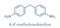 4,4`-methylenedianiline methylenedianiline, MDA molecule. Suspected carcinogen, on the list of substances of very high concern.