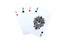 4 Aces poker cards