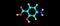 4-Aminosalicylic acid molecular structure isolated on black