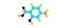 4-Aminosalicylic acid molecular structure isolated on white