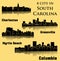 4 City in South Carolina ( Columbia, Charleston, Greenville, Myrtle Beach)