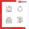 4 Creative Icons Modern Signs and Symbols of add, drum, commerce, china, holiday