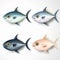 4 Cute Tuna Icon Pack