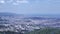 4 K Barcelona neighborhood aerial city view, different districts of the town at clear sunny day