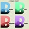 4 Time 4 tone color Font B