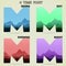 4 Time 4 tone color Font M