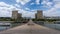 The 4 towers of the François Mitterrand site of the Bibliothèque Nationale de France (BNF), Paris, France