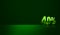 40 % discount lettering with 3d rendered green abstract room stage background