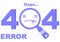 404 Error And Page Not Found Vector Illustration. Lost Connect Problem, Warning Sign, Or Site Breakdown. Landing Page