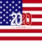 422_Elections. USA Election 2020. American flag