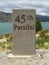 45th parallel milepost