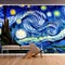 469 Starry Night Sky: A breathtaking and celestial background featuring a starry night sky in mesmerizing and deep colors that c