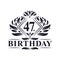 47 years Birthday Logo, Luxury 47th Birthday Celebration