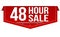 48 hour sale banner design