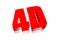 4D red