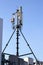 4G Cell site, Telecom radio tower or mobile phone base station