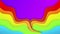 4k 3D animation rows of colorful stripes rippling wave gradient loop animation.