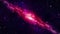 4k 3D Milky Way Galaxy Universe galaxy time lapse, night sky stars Loop background.