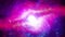 4K 3D Outer space animation Space flight to Helix nebula eye of God in Deep Space.