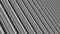 4K 3D rendering black gray white line stripe motion endless pattern textured background with DoF. Seamless looping.