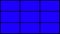 4k 9 Parts blue screen grid with black frames