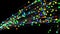 4k Abstract fireworks festival celebrate lines dot particle holiday background.