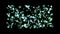 4k Abstract fireworks light dots background,bubble particles,bacteria spores.